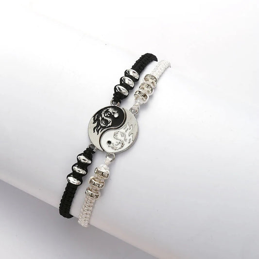 Two Pieces Yin Yang Bracelet 