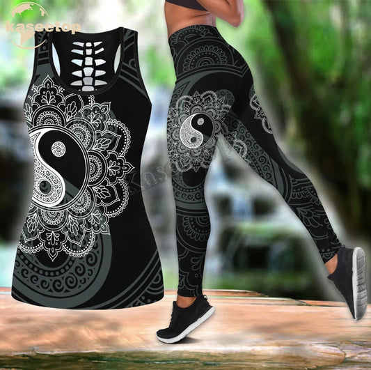 Yin Yang Sport  Tank &Legging