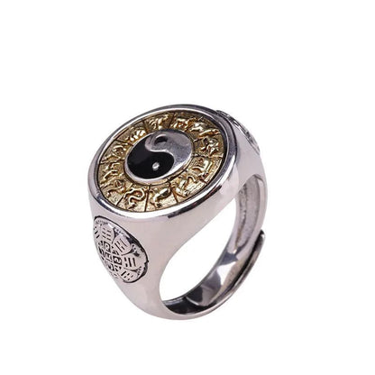 Yin Yan Zodiac Ring